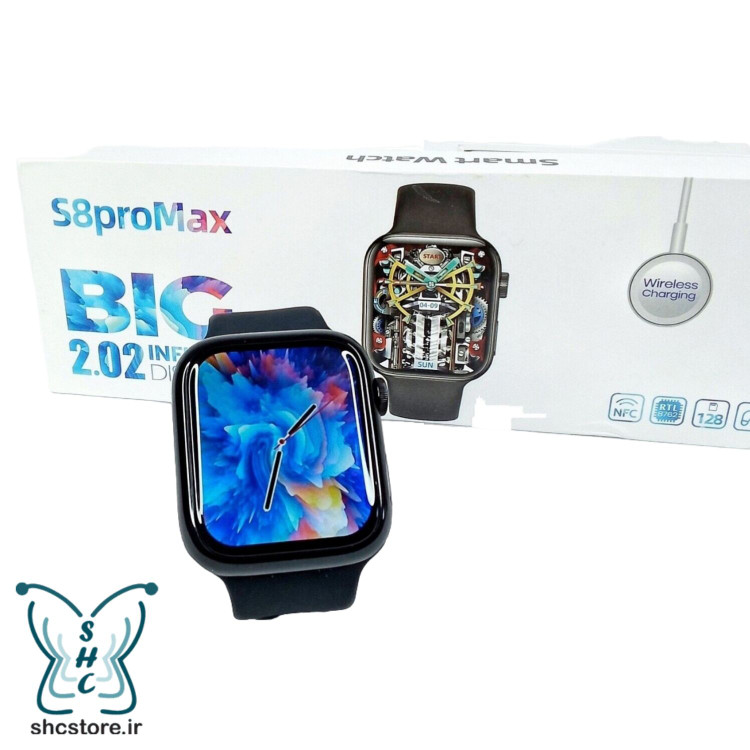 اسمارت واچ اس اچ سی S8promax-سامسونگ-شیایومی-اولترا-اپل-سری 8-ی 9- سری6- سیم کارت خورسر (1)