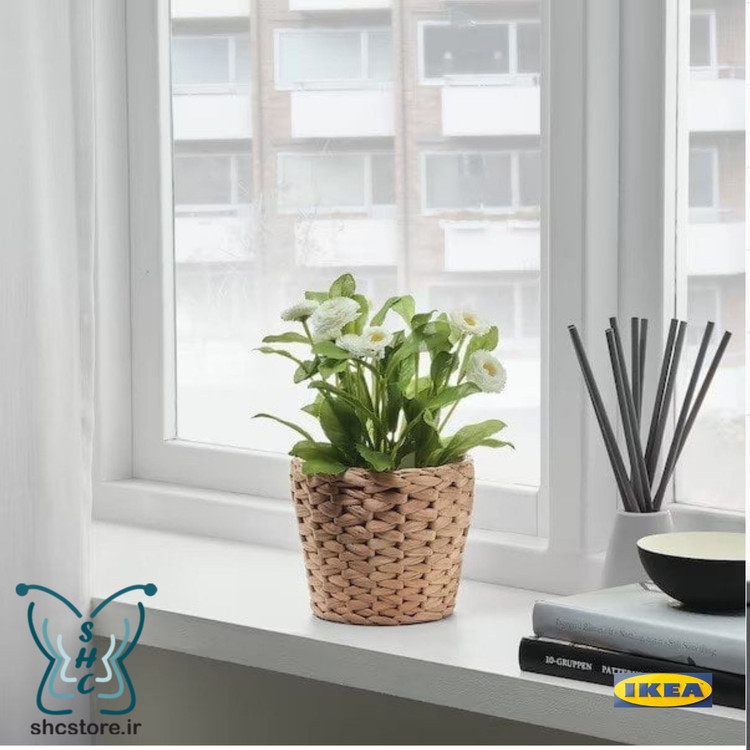 گلدان_به_انگلیسی_شیشه_سفال_حصیر_ایکیا_مدرن_ (2)